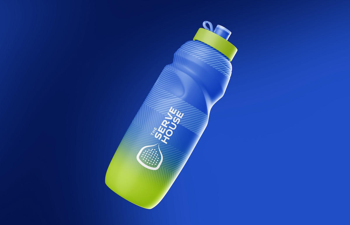 Drinkfles serve house