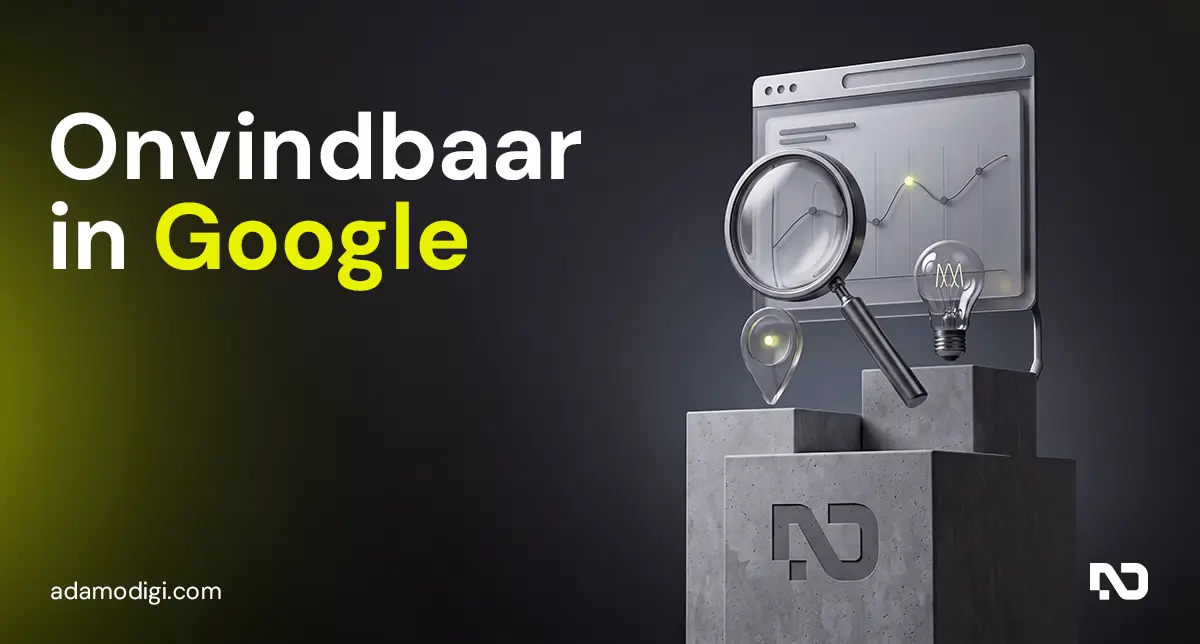 Je website is prachtig. Waarom vindt Google hem dan niet?